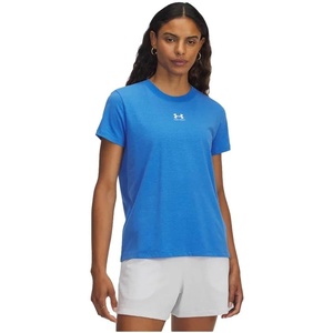 image:imageUnder Armour Womens Rival Core Short Sleeve T ShirtBlue AtlantisWhite