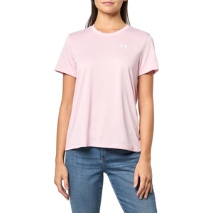 image:imageUnder Armour Womens Tech Short Sleeve Crew647 Prime Pink   White