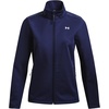 image:imageUnder Armour Womens Coldgear Infrared Shield 20 Soft ShellCoatMidnight Navywhite