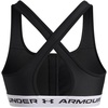 image:imageUnder Armour Womens Crossback Mid Impact Sports Bra007 Black  White  Black
