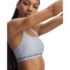 image:imageUnder Armour Womens Crossback Mid Impact Sports Bra034 Blue Fog   Downpour Gray