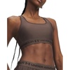 image:imageUnder Armour Womens Crossback Mid Impact Sports Bra200 Peppercorn   Kona Brown