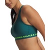 image:imageUnder Armour Womens Crossback Mid Impact Sports Bra338 Rack Green   Hyper Green