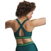image:imageUnder Armour Womens Crossback Mid Impact Sports Bra338 Rack Green   Hyper Green