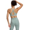 image:imageUnder Armour Womens Crossback Mid Impact Sports Bra348 Silica Green   White