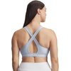 image:imageUnder Armour Womens Crossback Mid Impact Sports Bra453 Blue Calm   White