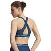 image:imageUnder Armour Womens Crossback Mid Impact Sports Bra498 Wham Blue   Blue Haze
