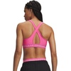 image:imageUnder Armour Womens Crossback Mid Impact Sports Bra637 Pink Frenzy   Prime Pink