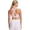 image:imageUnder Armour Womens Crossback Mid Impact Sports Bra648 Prime Pink   White