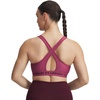image:imageUnder Armour Womens Crossback Mid Impact Sports Bra659 Fuchsia Dusk   Dark Maroon