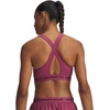 image:imageUnder Armour Womens Crossback Mid Impact Sports Bra659 Fuchsia Dusk   Dark Maroon