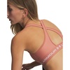 image:imageUnder Armour Womens Crossback Mid Impact Sports Bra696 Canyon Pink   White
