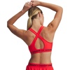image:imageUnder Armour Womens Crossback Mid Impact Sports Bra714 Racer Red   Black