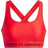 image:imageUnder Armour Womens Crossback Mid Impact Sports Bra714 Racer Red   Black