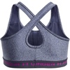 image:imageUnder Armour Womens Crossback Mid Impact Sports Bra767 Aurora Purple Light Heather   Tempered Steel
