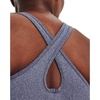 image:imageUnder Armour Womens Crossback Mid Impact Sports Bra767 Aurora Purple Light Heather   Tempered Steel