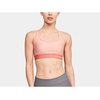 image:imageUnder Armour Womens Crossback Mid Impact Sports BraBlush Orange 873Peach Frost