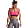image:imageUnder Armour Womens Crossback Mid Impact Sports BraCerise 653White