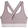 image:imageUnder Armour Womens Crossback Mid Impact Sports BraDash Pink French Gray