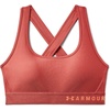 image:imageUnder Armour Womens Crossback Mid Impact Sports BraFractal Pink 692Peach Plasma