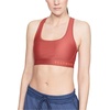 image:imageUnder Armour Womens Crossback Mid Impact Sports BraFractal Pink 692Peach Plasma