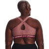 image:imageUnder Armour Womens Crossback Mid Impact Sports BraLeague Red 626Micro Pink