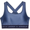 image:imageUnder Armour Womens Crossback Mid Impact Sports BraMineral Blue 470Mineral Blue