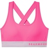 image:imageUnder Armour Womens Crossback Mid Impact Sports BraMojo Pink Purple Ace