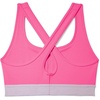 image:imageUnder Armour Womens Crossback Mid Impact Sports BraMojo Pink Purple Ace
