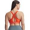 image:imageUnder Armour Womens Crossback Mid Impact Sports BraOrange BaseWhite