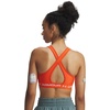 image:imageUnder Armour Womens Crossback Mid Impact Sports BraOrange BaseWhite