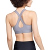 image:imageUnder Armour Womens Crossback Mid Impact Sports BraPurple Dusk Light Heather 555Blue Ink