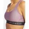 image:imageUnder Armour Womens Crossback Mid Impact Sports BraPurple Prime Jet Gray