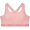 image:imageUnder Armour Womens Crossback Mid Impact Sports BraRetro Pink Light Heather 676Royal Blue