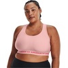 image:imageUnder Armour Womens Crossback Mid Impact Sports BraRetro Pink Light Heather 676Royal Blue