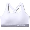 image:imageUnder Armour Womens Crossback Mid Impact Sports BraWhite 100White