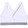 image:imageUnder Armour Womens Crossback Mid Impact Sports BraWhite Steel