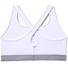 image:imageUnder Armour Womens Crossback Mid Impact Sports BraWhite Steel