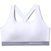 image:imageUnder Armour Womens Crossback Mid Impact Sports BraWhite Steel White