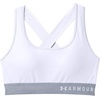 image:imageUnder Armour Womens Crossback Mid Impact Sports BraWhite Steel White