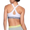 image:imageUnder Armour Womens Crossback Mid Impact Sports BraWhite Steel White