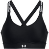 image:imageUnder Armour Womens Infinity Low Impact Sports Bra DDD Cup001 Black   White