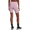 image:imageUnder Armour Womens Motion Bike ShortsMauve Pink 698Metallic Silver