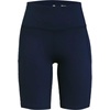 image:imageUnder Armour Womens Motion Bike ShortsMidnight Navy 410Metallic Silver