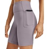 image:imageUnder Armour Womens Motion Bike ShortsSlate Purple 585Metallic Silver
