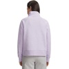 image:imageUnder Armour Womens Rival Fleece Half Zip536 Purple Crest Light Hthr   Purple Crest