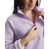 image:imageUnder Armour Womens Rival Fleece Half Zip536 Purple Crest Light Hthr   Purple Crest