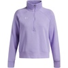 image:imageUnder Armour Womens Rival Fleece Half Zip538 Transparent   White
