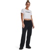 image:imageUnder Armour Womens Rival Fleece Straight Leg Pants001 Black   White