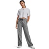 image:imageUnder Armour Womens Rival Fleece Straight Leg Pants025 Castlerock Light Heather   White
